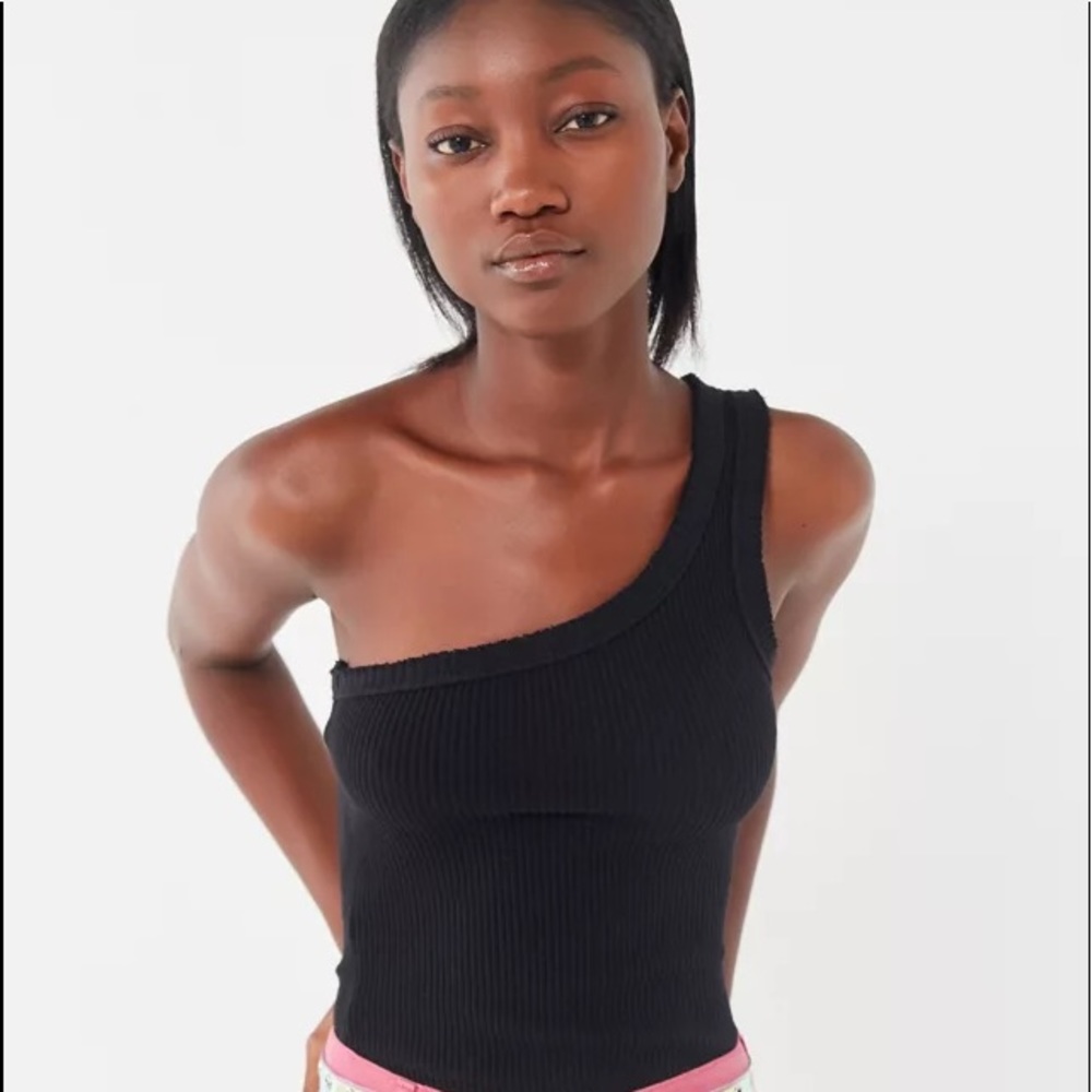 Urban Outfitters One-Shouldered Essential Tank Top
